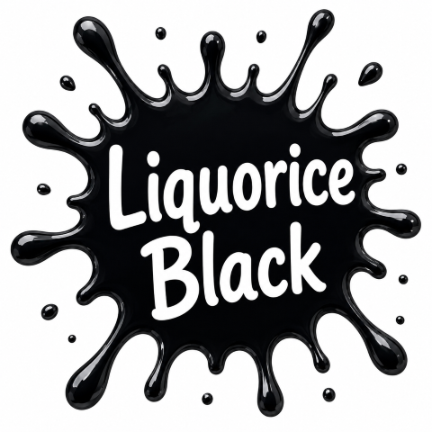 Liquorice Black paint colour