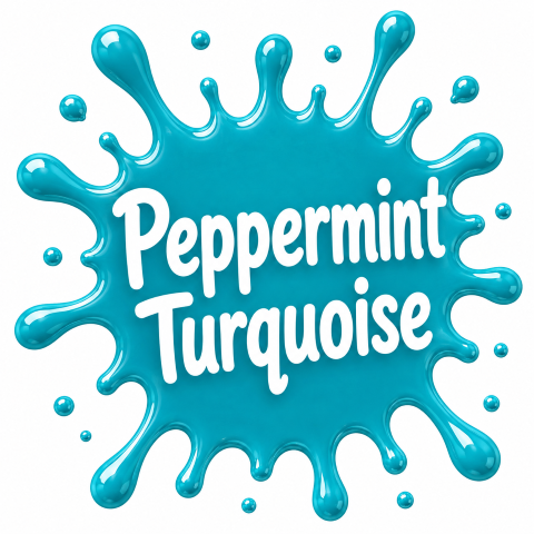 Peppermint Turquoise paint colour