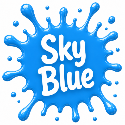 Sky Blue paint colour