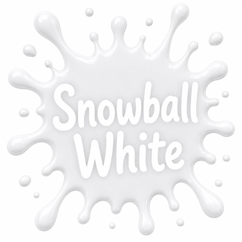 Snowball White paint colour