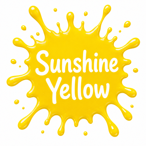 Sunshine Yellow paint colour